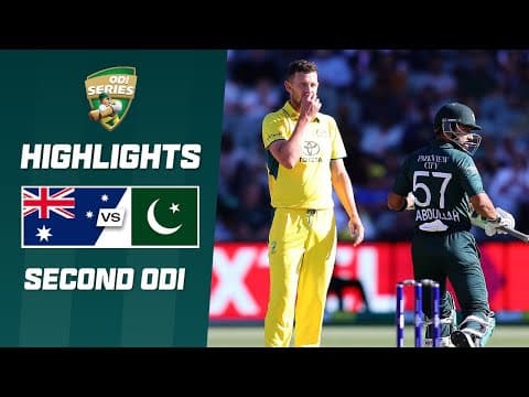 Australia v Pakistan | Second ODI | ODI Series 2024-25